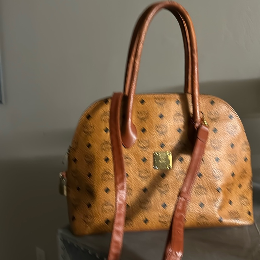 Authentic MCM Alma Bag. Very Spacious.